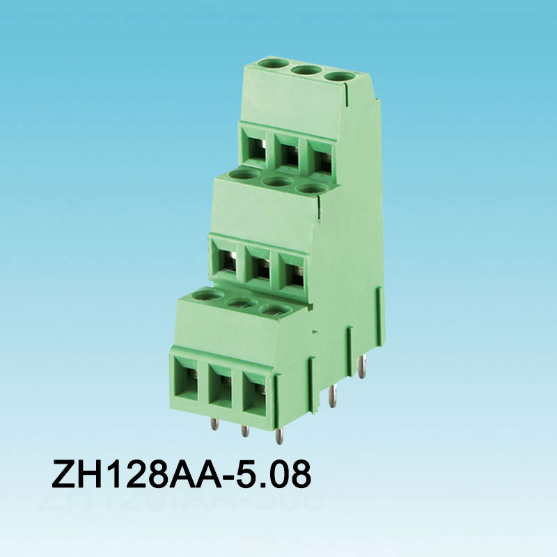 128 Front Splice PCB-schroefaansluiting