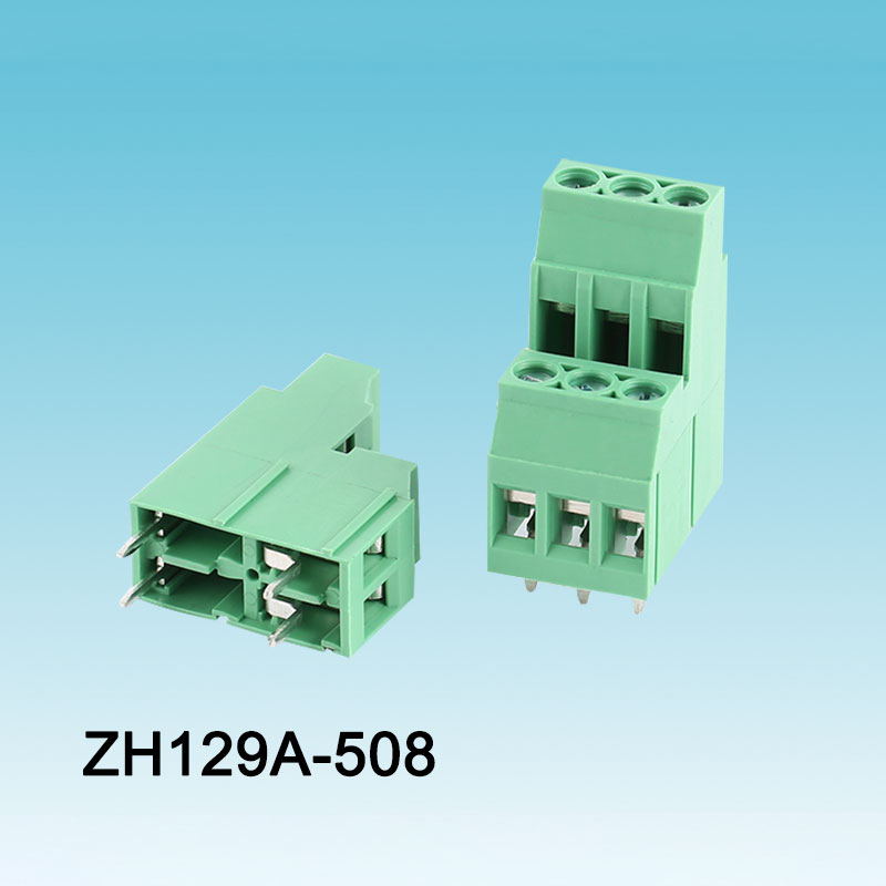 129 Dubbellaagse PCB-schroefaansluiting